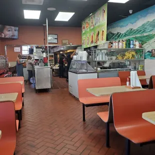 interior, sushi and sashimi