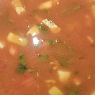 I Counted 7 Shrimp on the Coctel and No Pulpo/Octopus. The broth tastes like water down Ketchup.