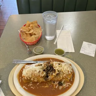 Wet Al Pastor Burrito