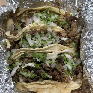 Crane asada tacos