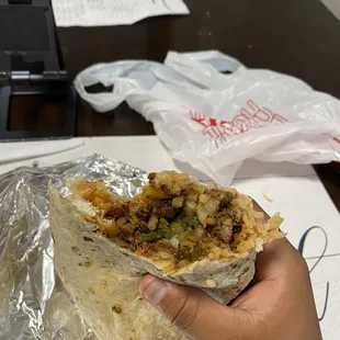 Al Pastor Burrito