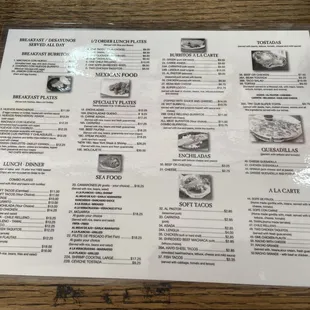 menu, sushi and sashimi