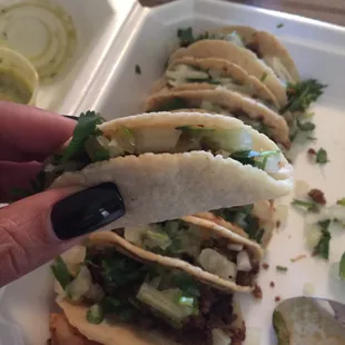Asada Tacos are my weakness!