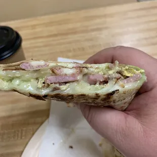 Breakfast quesadilla