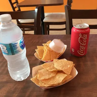 I order beef soup and enchiladas for him