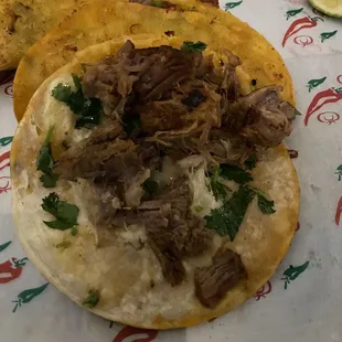 Birrio Tacos plenty of meat