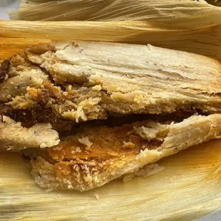 Puerco tamale ($3.00 USD)