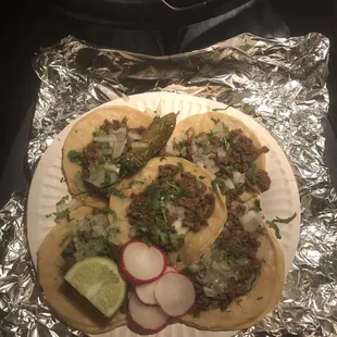 5 Carne Asada Tacos