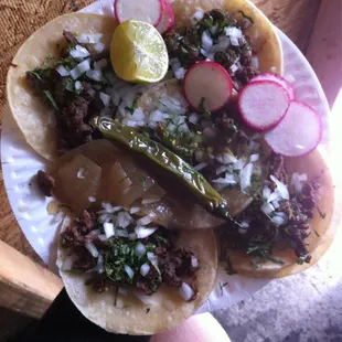 Carne asada tacos