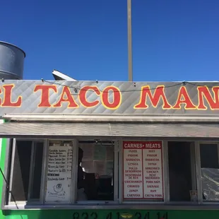 the front of a food truck