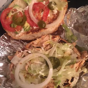 Chicken torta for $4.50 (May 2017)