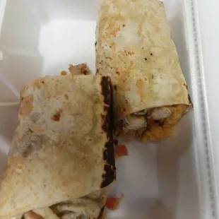 Grilled chicken Cali burrito $7.99