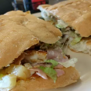 Chicken and ham torta