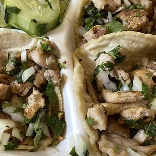 Chicken tacos