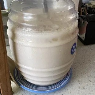 Freshly made Horchata