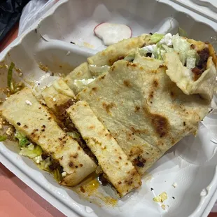 Chorizo quesadilla