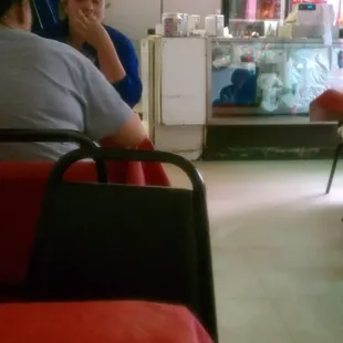 Not the most glamorous setting...