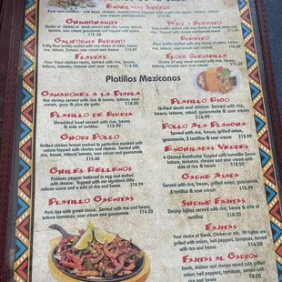 Page 3 of menu