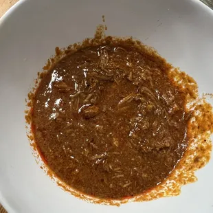 Short Rib Birria Taco consommé