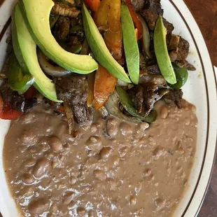 El Taco Rico Plate 10/10 (Chicken or Steak)