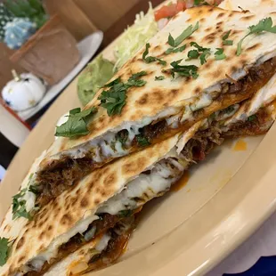 Barbacoa quesadilla