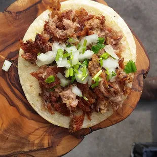 Carnitas are baked not fried