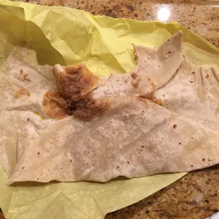 Bean and Cheese Burrito