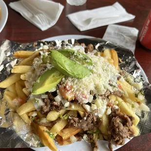 Carne asada fries