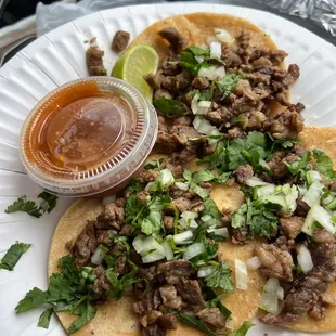 Carne asada tacos