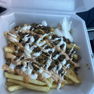 Carne asada fries