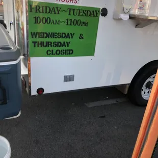 Updated hours.