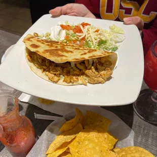 Chicken Cheese quesadilla