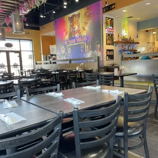 interior, sushi and sashimi