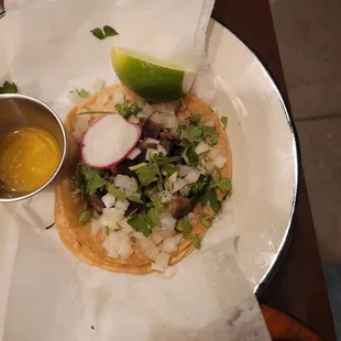 Cow Tongue Taco