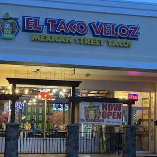 Front of restaurant