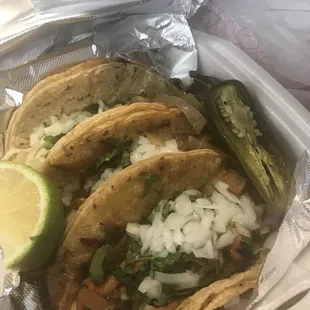 delicious and fresh tacos. vegan options. Authentic flavor &amp; kind staff.I love the authenticity of this place. Much better that Alley Taco.