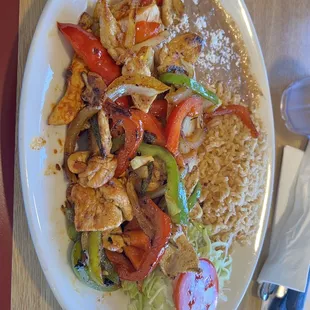 Fajitas de pollo