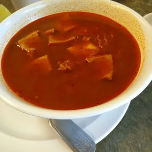 The menudo here is super bomb! It's not greasy and has a lot of flavor ! I have also tried their micheladas and the are one of a kind.