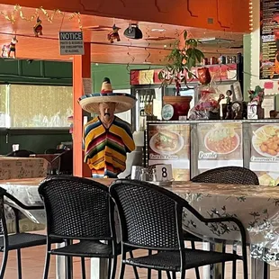 Undercover security making sure we're safe.