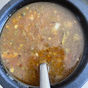 a bowl of soup
