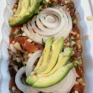 Tostada de Ceviche