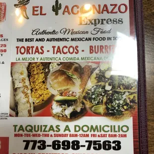 New Restaurant El Taconazo Express