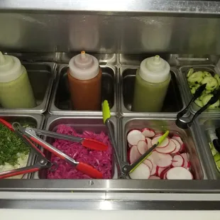 Condiment bar - enclosed