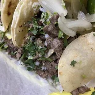 Steak tacos