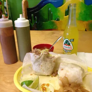 Carnitas burrito.