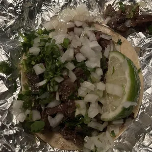 Barbacoa taco - so good!