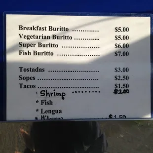 Addition to their menu!