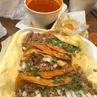 Birria tacos