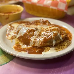 chili relleno here is the best. Get it! :)...