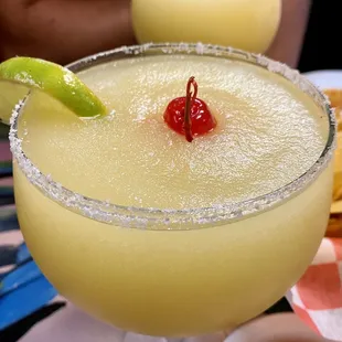 Dos Very frozen Med Margarita! Winning! :)...